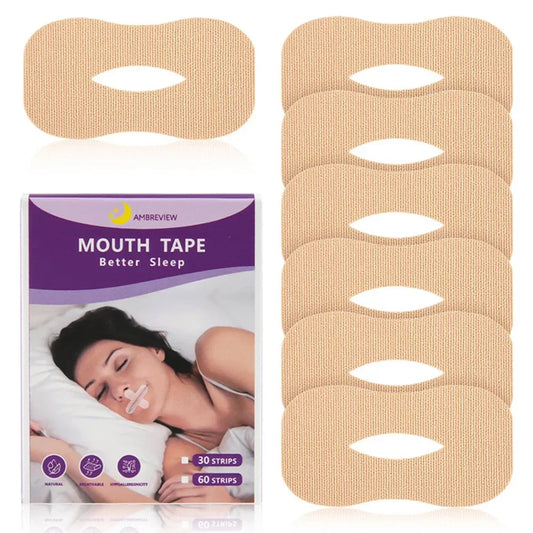Anti-Snoring Mouth Strips - Sleep Breathing Correction Tape for Adults & Kids