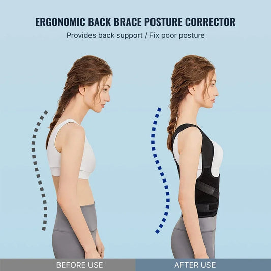 BYEPAIN Full Back Posture Corrector | Spine, Neck & Shoulder Support Brace
