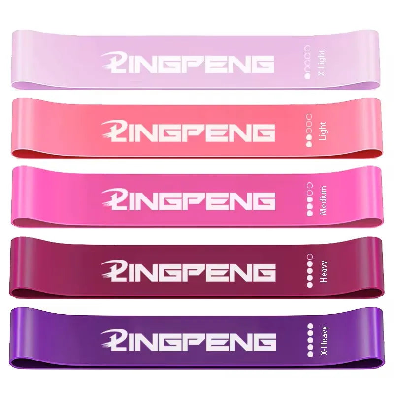 FlexLoop™ Resistance Bands Set – 5-Level Yoga & Fitness Loops for Legs, Hips & Full-Body Training