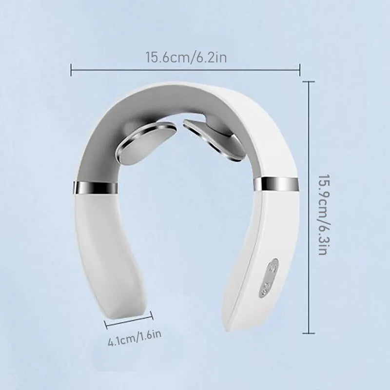 "Cervical Neck and Shoulder Massager - Deep Tissue Massage with RoHS Certified Safety & Durable ABS/TPR Construction"