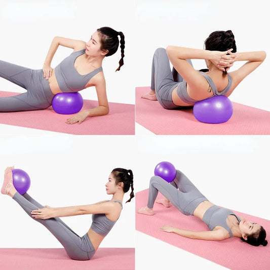 25cm Yoga Balance Ball – Mini Pilates & Core Trainer for Home Fitness