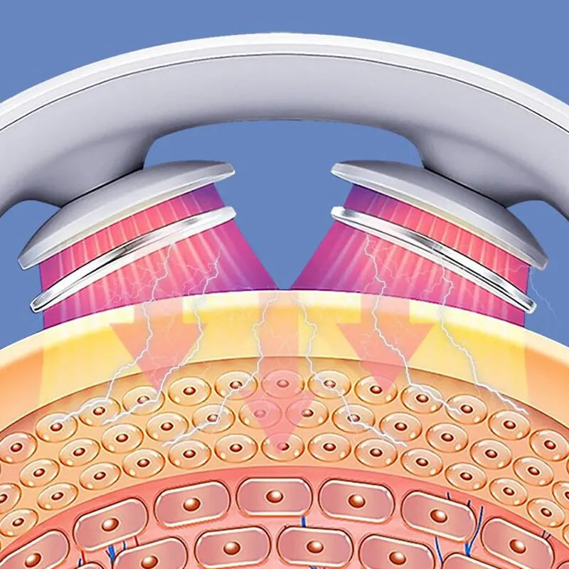 "Cervical Neck and Shoulder Massager - Deep Tissue Massage with RoHS Certified Safety & Durable ABS/TPR Construction"