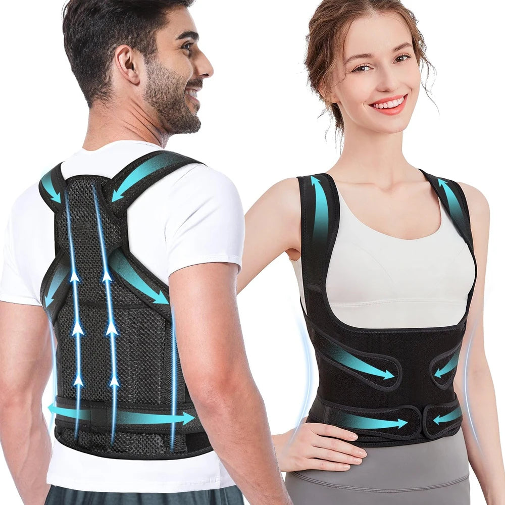 BYEPAIN Full Back Posture Corrector | Spine, Neck & Shoulder Support Brace