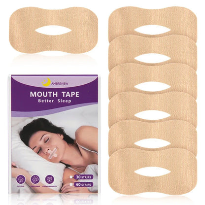 Anti-Snoring Mouth Strips - Sleep Breathing Correction Tape for Adults & Kids