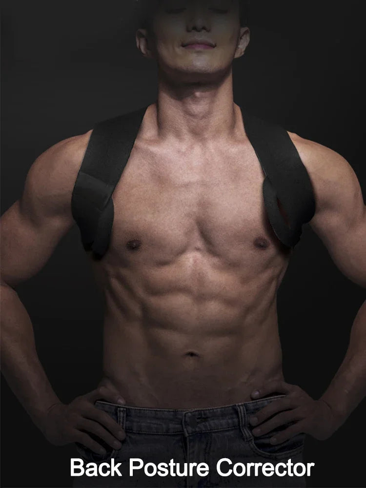Back Posture Corrector Belt Adjustable Upper Back Shoulder