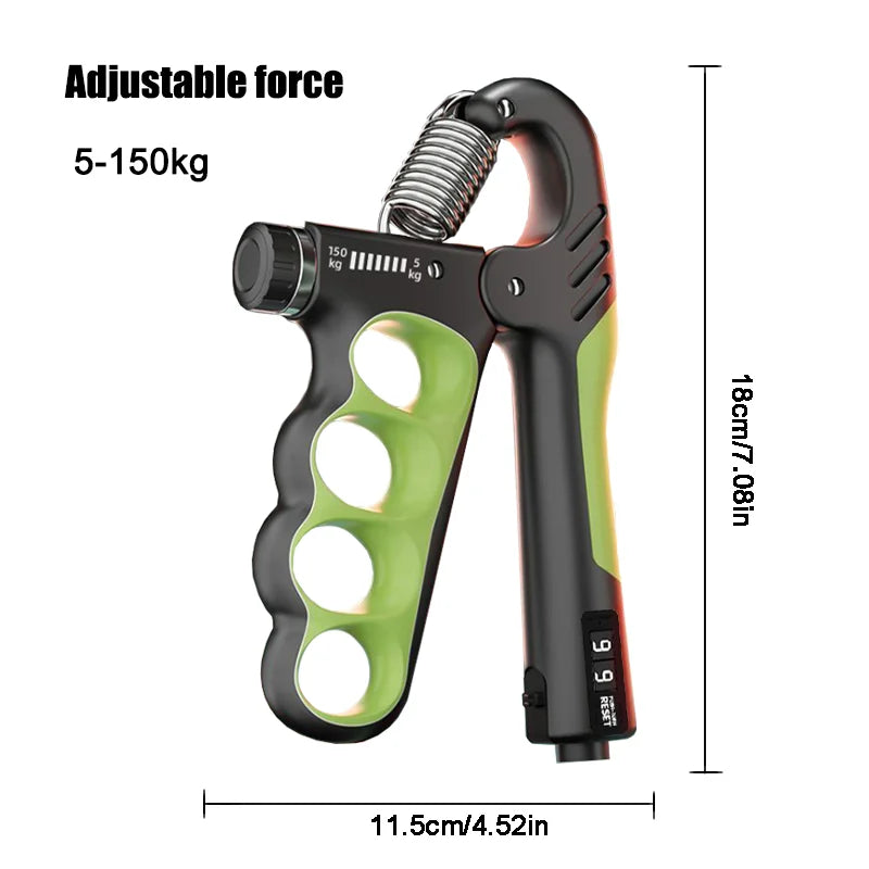 Adjustable Hand Grip Strengthener – Muscle Builder & Rehabilitation Trainer 5–150KG