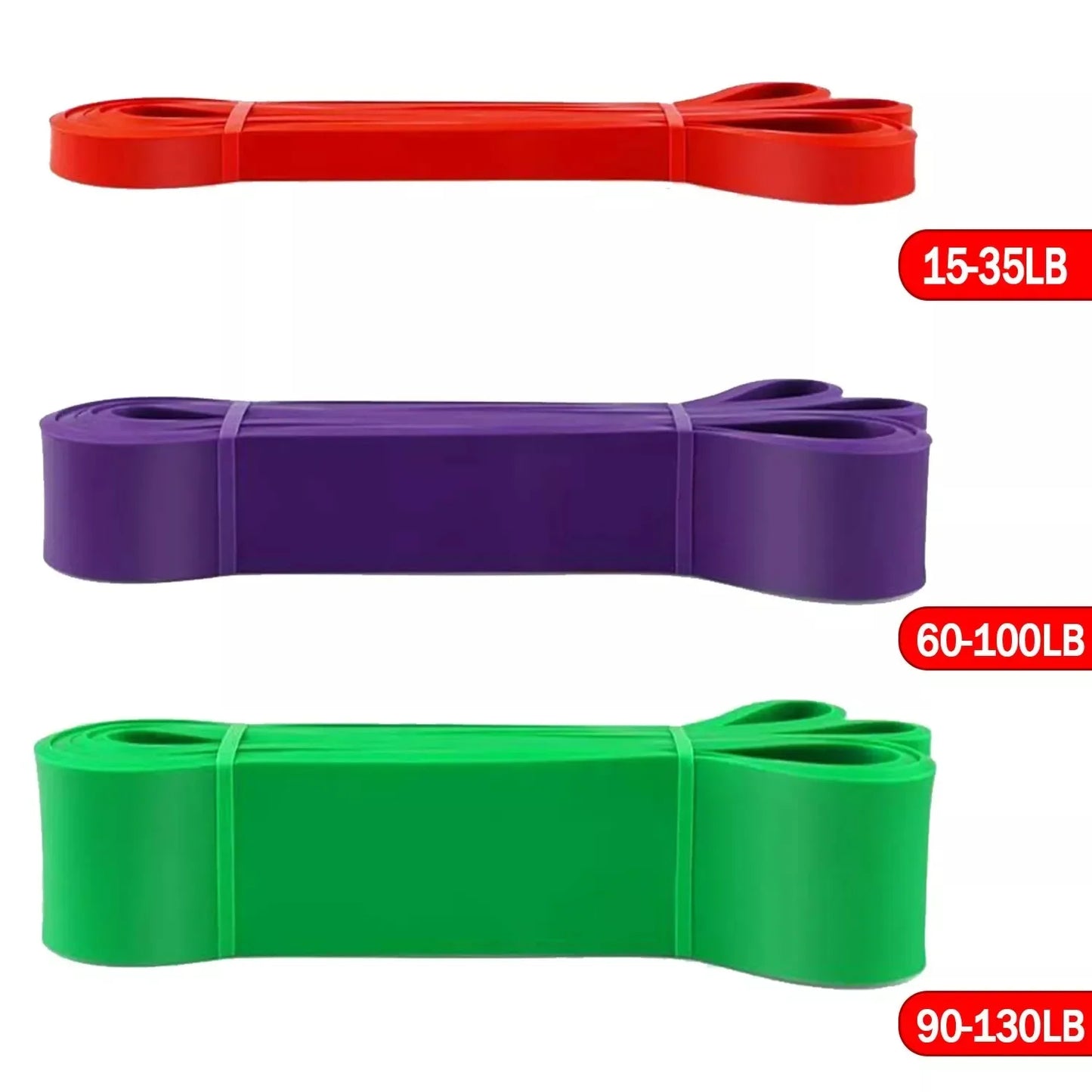 ProFlex Resistance Bands Set – 5–120lbs Power Bands for Strength, Boxing & Fitness Training