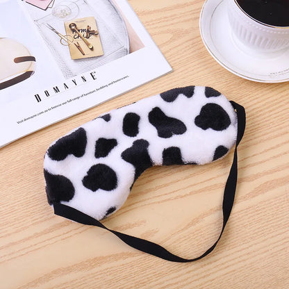Cute Plush Sleeping Mask 😴 | Soft Love Cloud Eye Cover for Relaxed Sleep & Naps