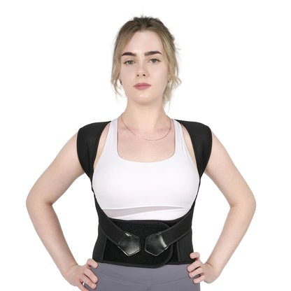 Adjustable Shoulder & Back Posture Corrector – Spine Alignment Support for Men & Women