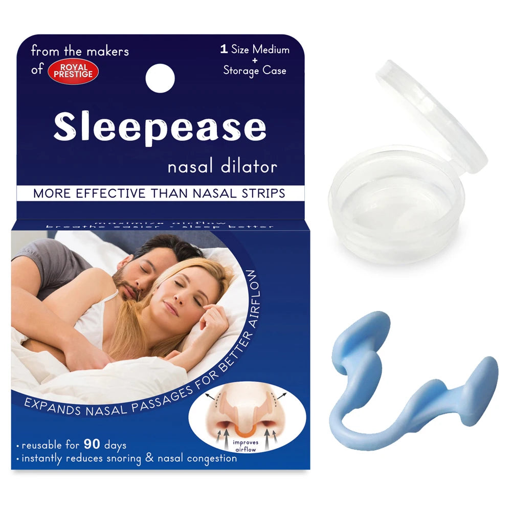 Silicone Anti-Snoring Nose Clip | Easy Breathe Nasal Dilator for Better Sleep