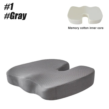Memory Foam Coccyx Seat Cushion | Tailbone & Posture Support Pillow