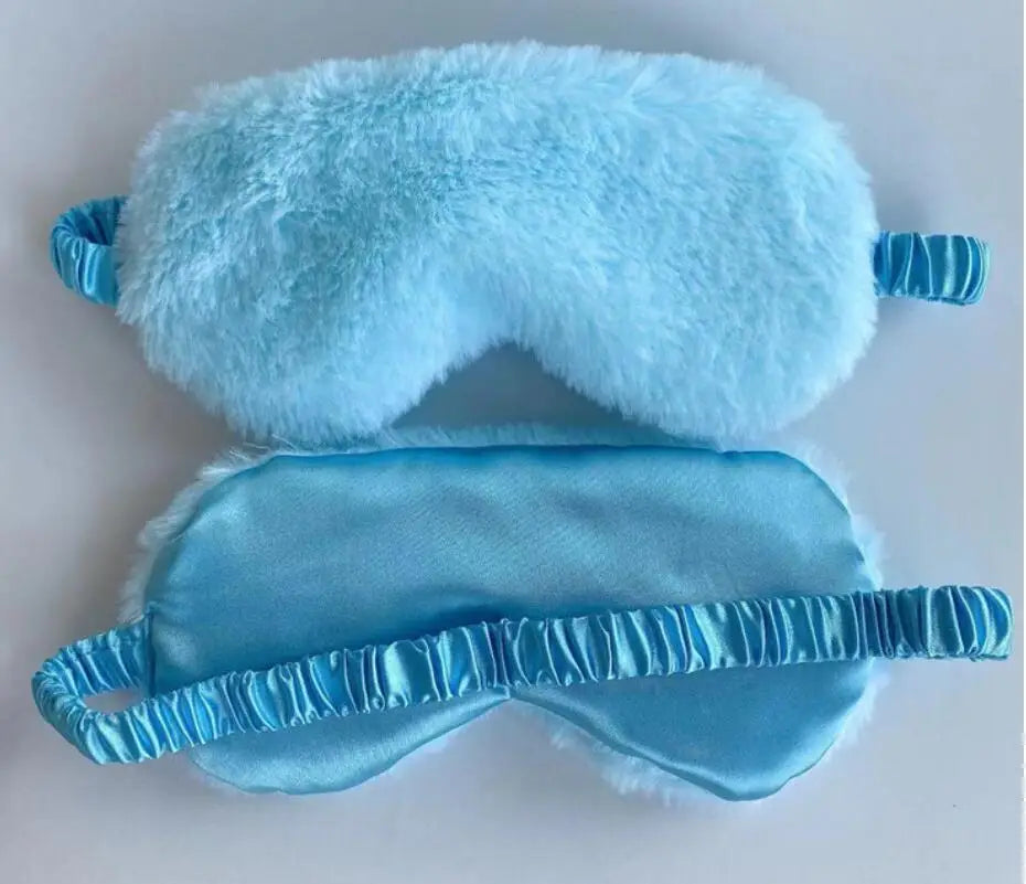 Cute Plush Sleeping Mask 😴 | Soft Love Cloud Eye Cover for Relaxed Sleep & Naps