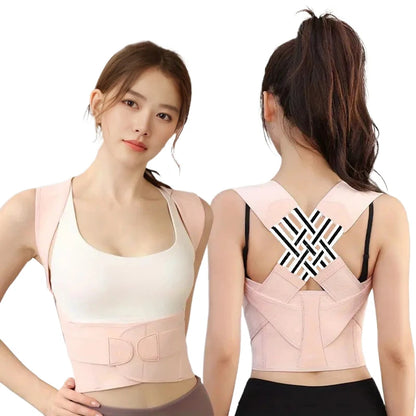 Premium Adjustable Back Posture Corrector for Men & Women – Ergonomic Shoulder & Spine Alignment Brace