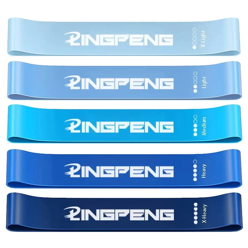 FlexLoop™ Resistance Bands Set – 5-Level Yoga & Fitness Loops for Legs, Hips & Full-Body Training