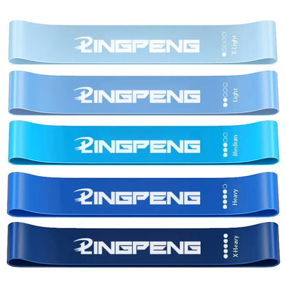 FlexLoop™ Resistance Bands Set – 5-Level Yoga & Fitness Loops for Legs, Hips & Full-Body Training