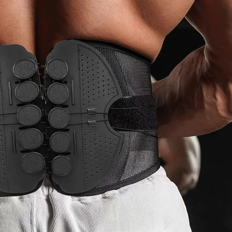 Lumbar Support Back Brace – Breathable Waist Wrap for Pain Relief & Posture Correction