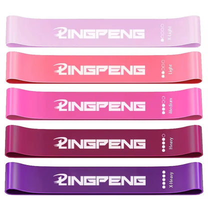 FlexLoop™ Resistance Bands Set – 5-Level Yoga & Fitness Loops for Legs, Hips & Full-Body Training