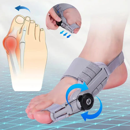 Adjustable Bunion Corrector | Toe Separator & Hallux Valgus Brace