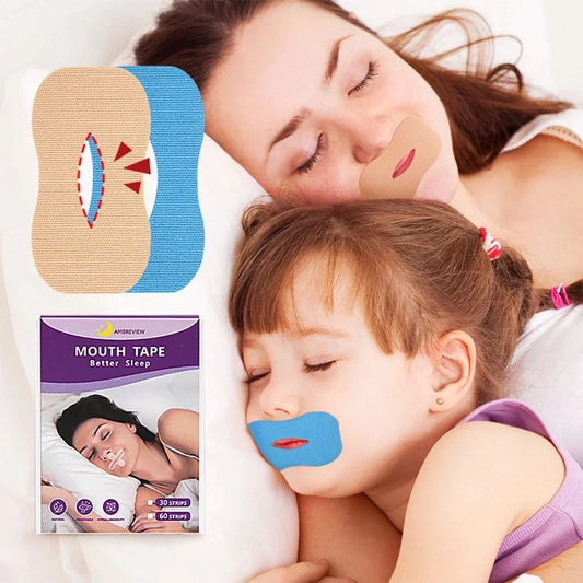 Anti-Snoring Mouth Strips - Sleep Breathing Correction Tape for Adults & Kids