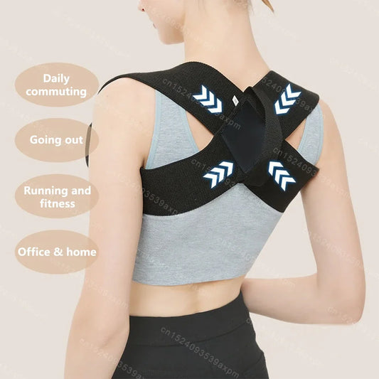 Back Posture Corrector Belt Adjustable Upper Back Shoulder