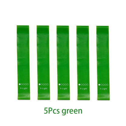 TPE Resistance Bands Set – 5-Level Workout & Yoga Fitness Loops for Strength, Toning & Flexibility