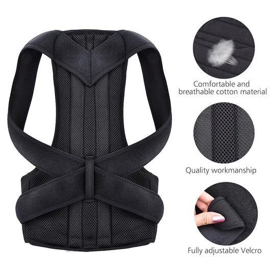 "Adjustable Scoliosis Back Brace – Lumbar Support & Posture Corrector Corset for Spine Alignment"