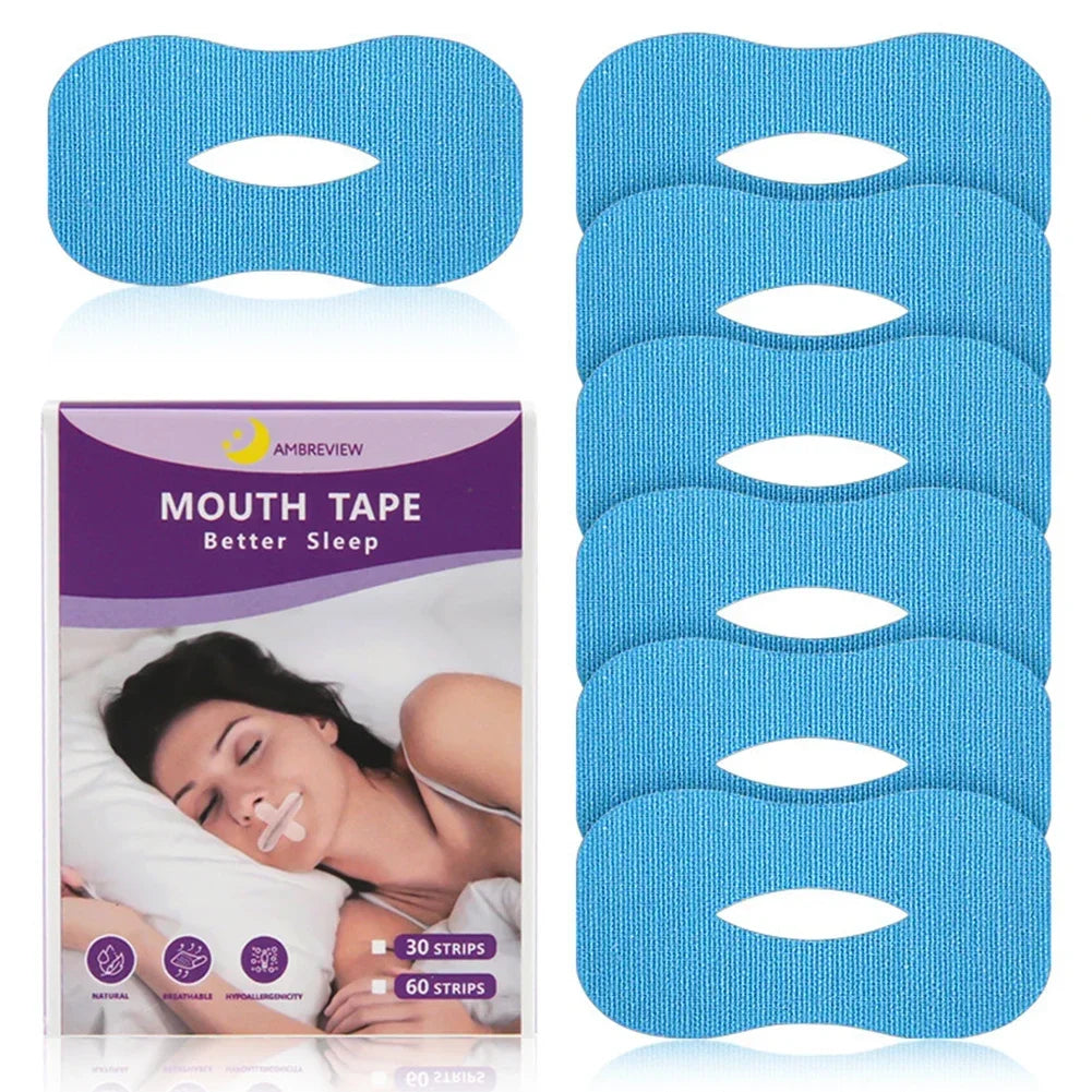 Anti-Snoring Mouth Strips - Sleep Breathing Correction Tape for Adults & Kids