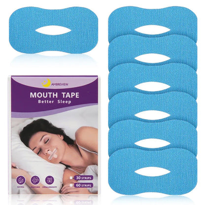 Anti-Snoring Mouth Strips - Sleep Breathing Correction Tape for Adults & Kids