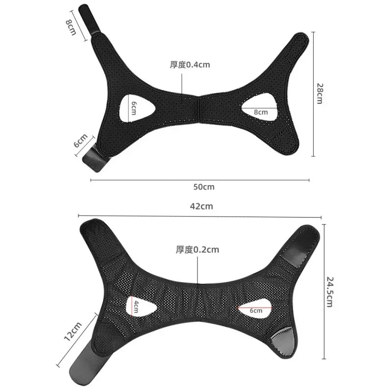 Anti Snore Chin Strap – Comfortable Night Sleeping Support for Men & Women