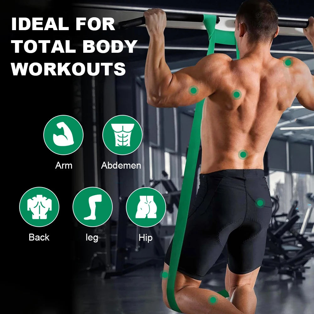 ProFlex Resistance Bands Set – 5–120lbs Power Bands for Strength, Boxing & Fitness Training