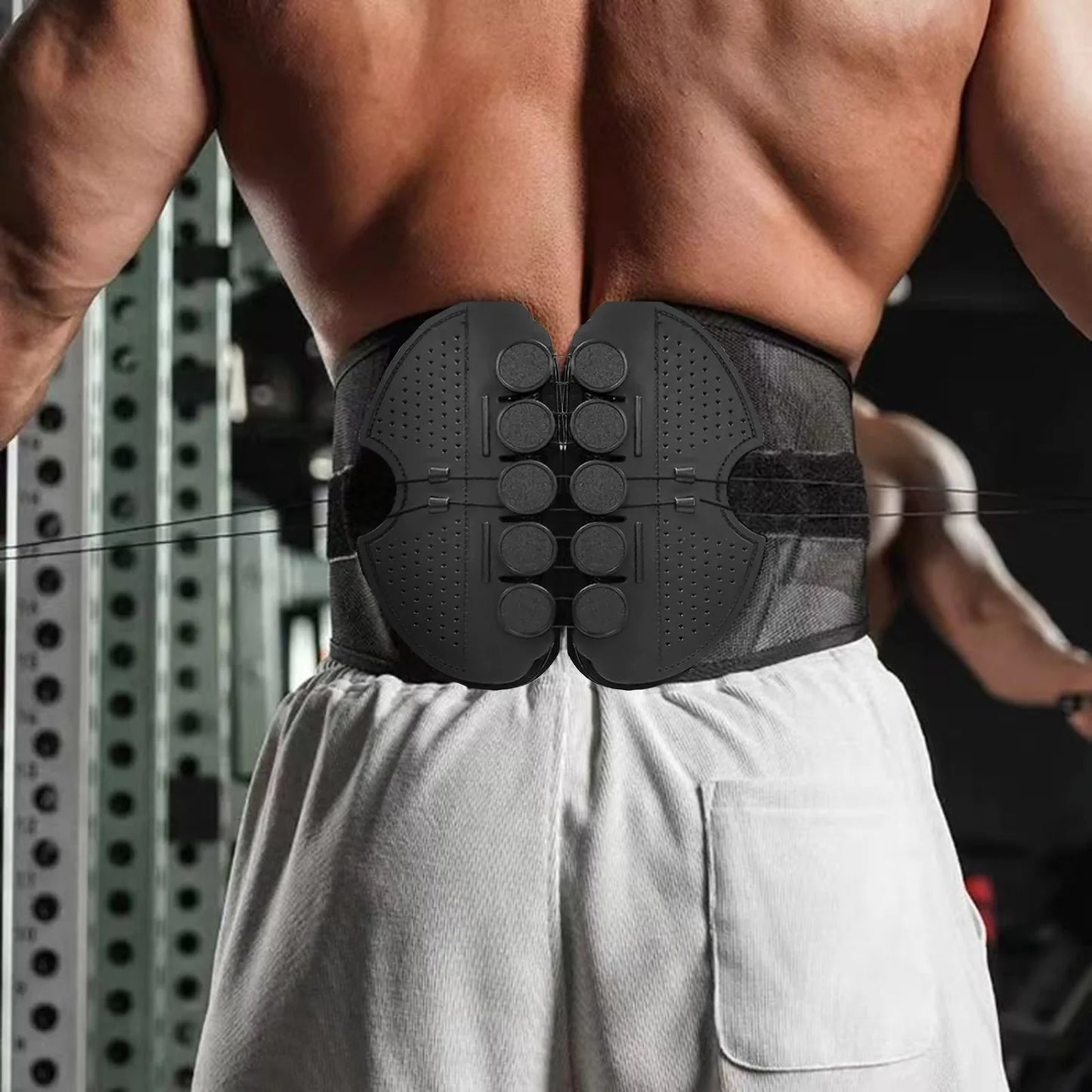 Lumbar Support Back Brace – Breathable Waist Wrap for Pain Relief & Posture Correction