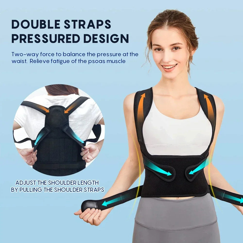 BYEPAIN Full Back Posture Corrector | Spine, Neck & Shoulder Support Brace