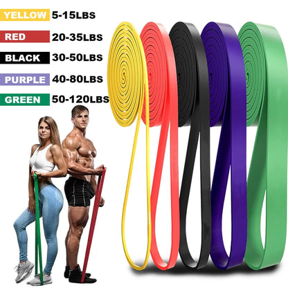 ProFlex Resistance Bands Set – 5–120lbs Power Bands for Strength, Boxing & Fitness Training