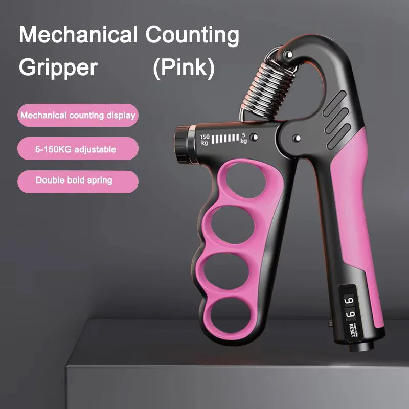 Adjustable Hand Grip Strengthener – Muscle Builder & Rehabilitation Trainer 5–150KG