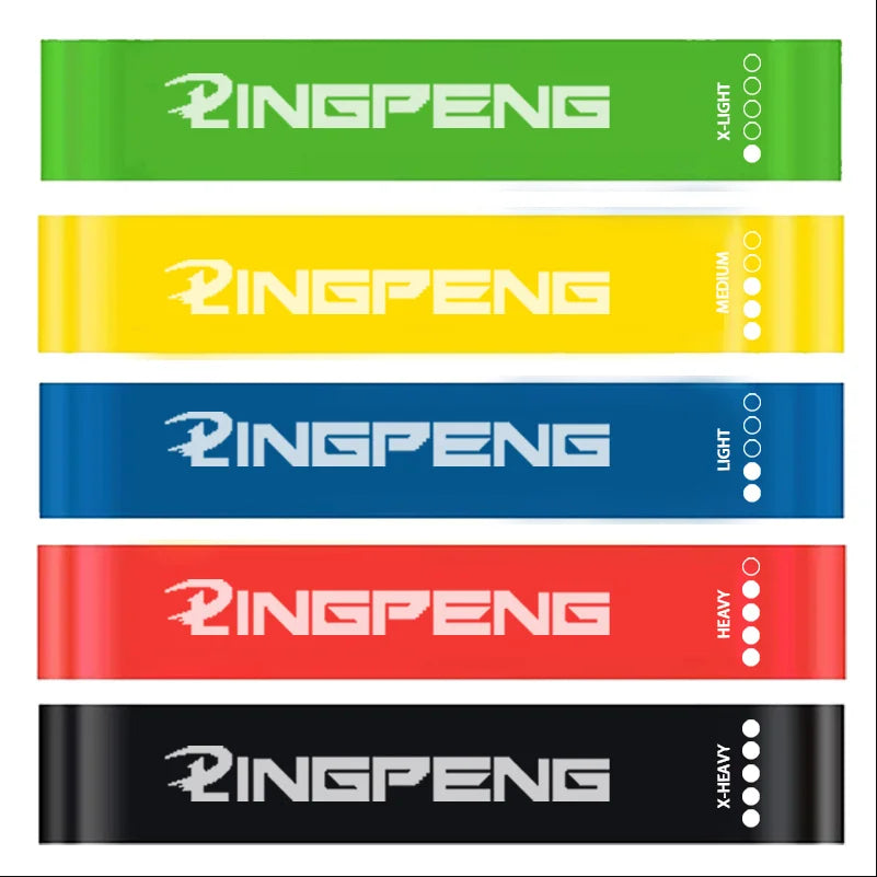 FlexLoop™ Resistance Bands Set – 5-Level Yoga & Fitness Loops for Legs, Hips & Full-Body Training