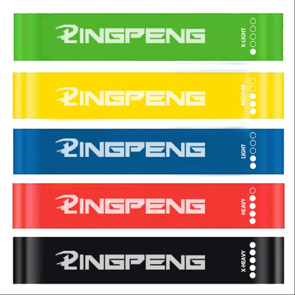 FlexLoop™ Resistance Bands Set – 5-Level Yoga & Fitness Loops for Legs, Hips & Full-Body Training