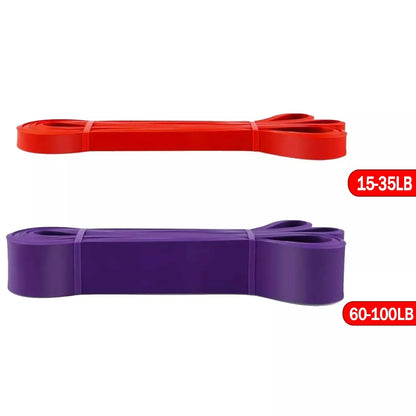 ProFlex Resistance Bands Set – 5–120lbs Power Bands for Strength, Boxing & Fitness Training