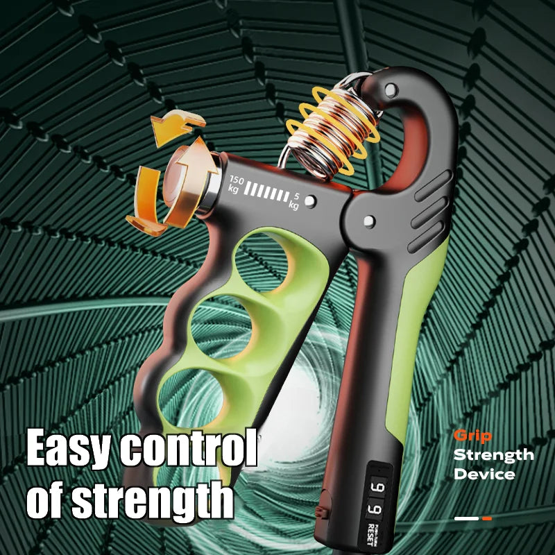 Adjustable Hand Grip Strengthener – Muscle Builder & Rehabilitation Trainer 5–150KG