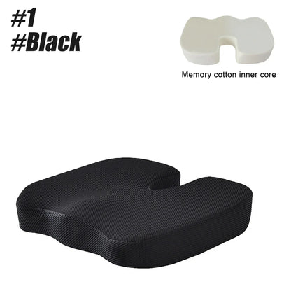 Memory Foam Coccyx Seat Cushion | Tailbone & Posture Support Pillow