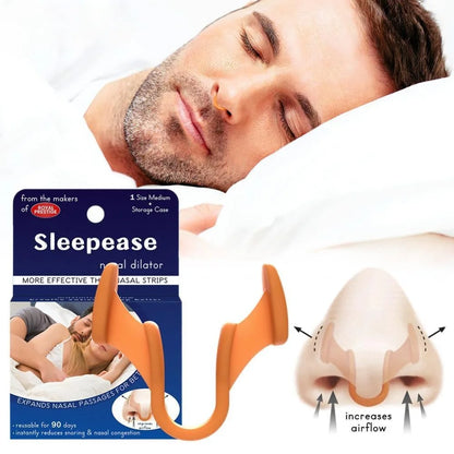 Silicone Anti-Snoring Nose Clip | Easy Breathe Nasal Dilator for Better Sleep