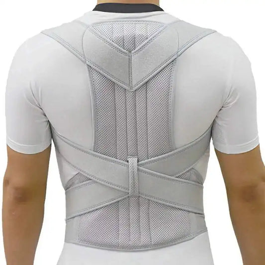 Premium Upper Back Posture Corrector – Adjustable Clavicle & Shoulder Support Brace for Men & Women