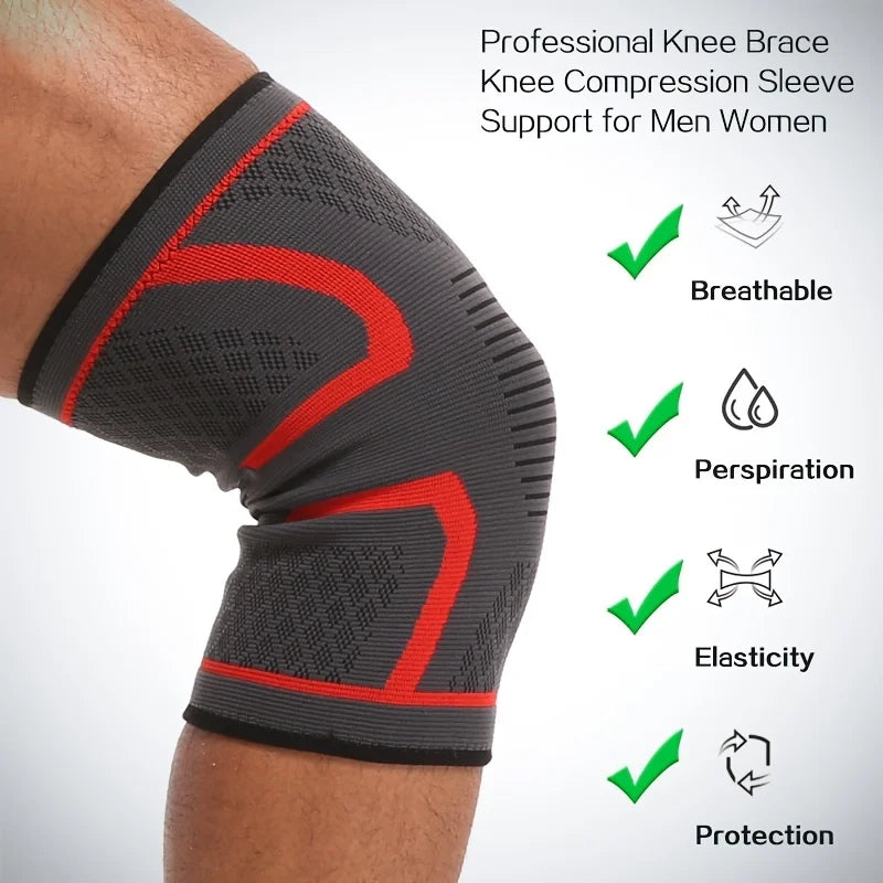 Knee Compression Sleeve – Pain Relief Support for Arthritis, Meniscus & Sports Injuries