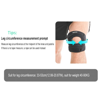 AOLIKES Patella Knee Brace – Adjustable Compression Support for Pain Relief, Sports & Recovery