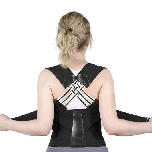Adjustable Shoulder & Back Posture Corrector – Spine Alignment Support for Men & Women